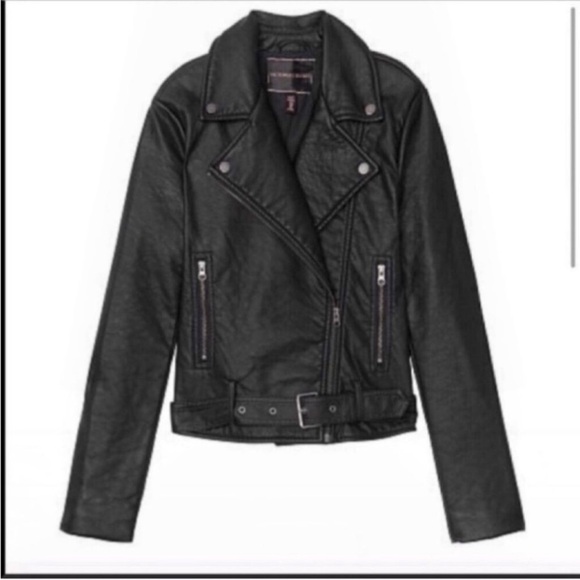 Victoria's Secret Jackets & Blazers - Victoria's Secret Pebbled Motto Jacket